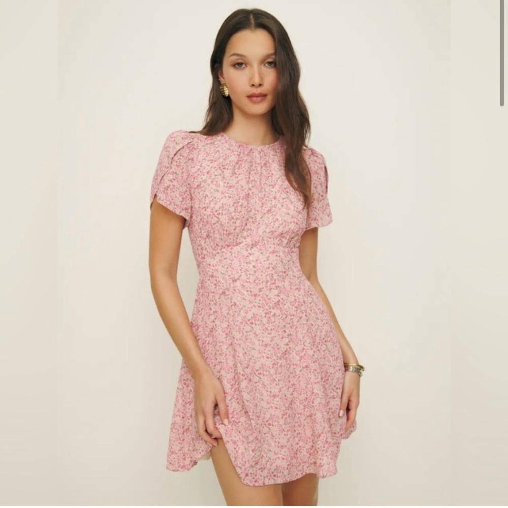 Reformation Pink Lula Dress